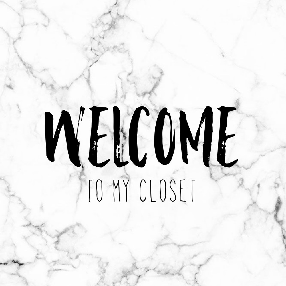Welcome to my closet!